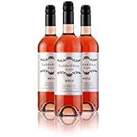 Los mejores  - San Jamon - Valdeoliva Rosado- Vino de la Tierra de Castilla y León- 75 cl (Caja de 3)